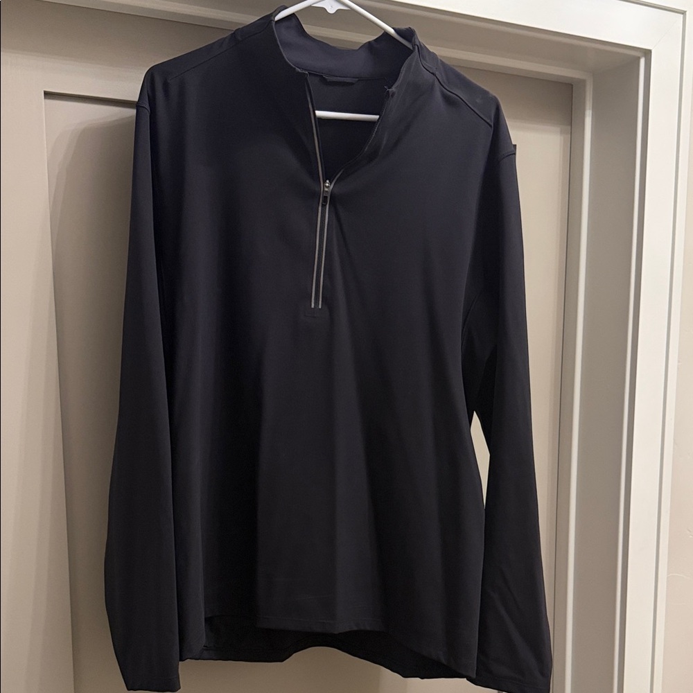 lululemon athletica Men's Black Zip-Up Sweater